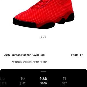Red Jordan horizons